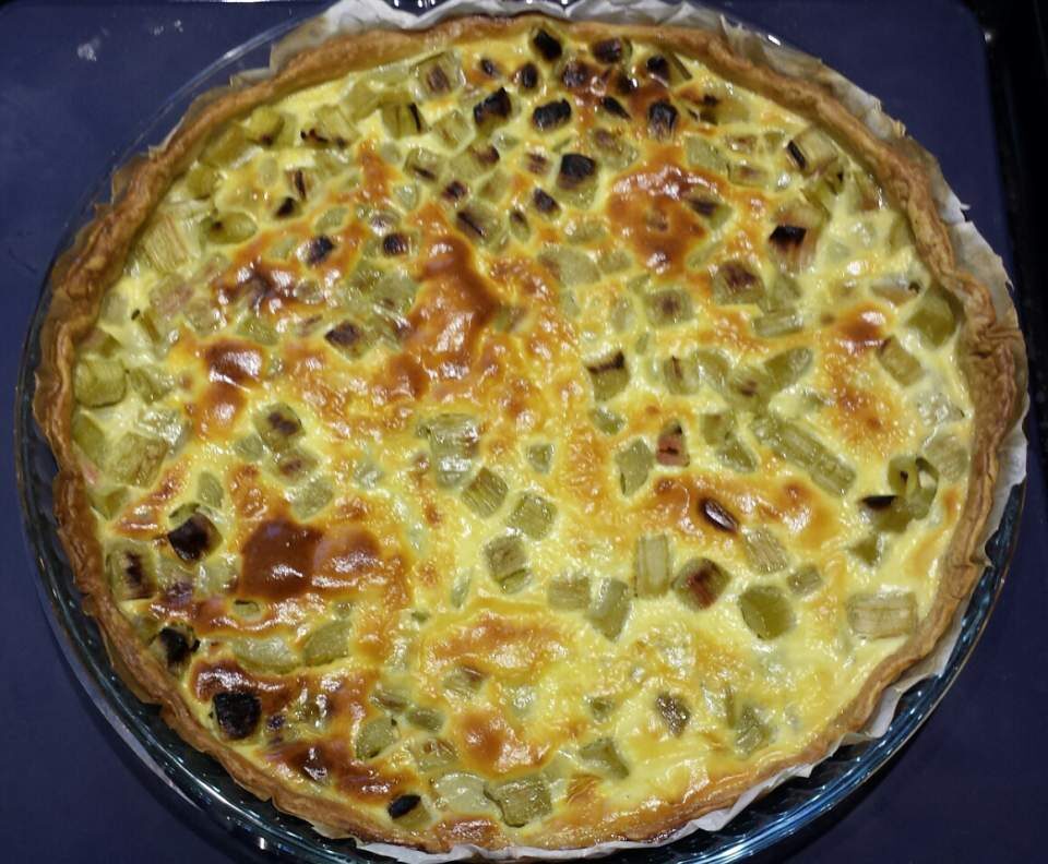 Tarte à la rhubarbe