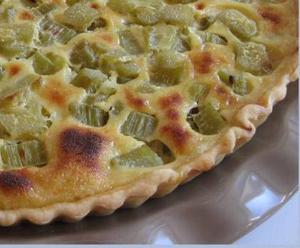 Tarte à la rhubarbe