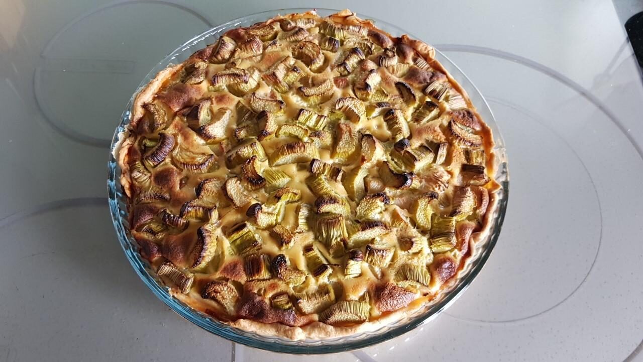 Tarte à la rhubarbe