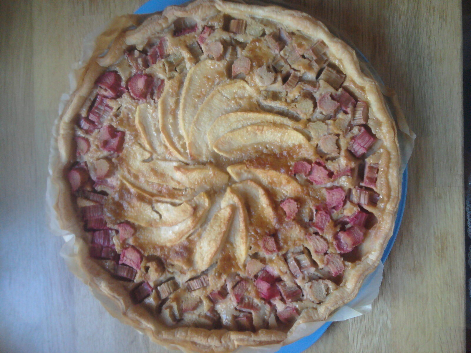 Tarte à la rhubarbe