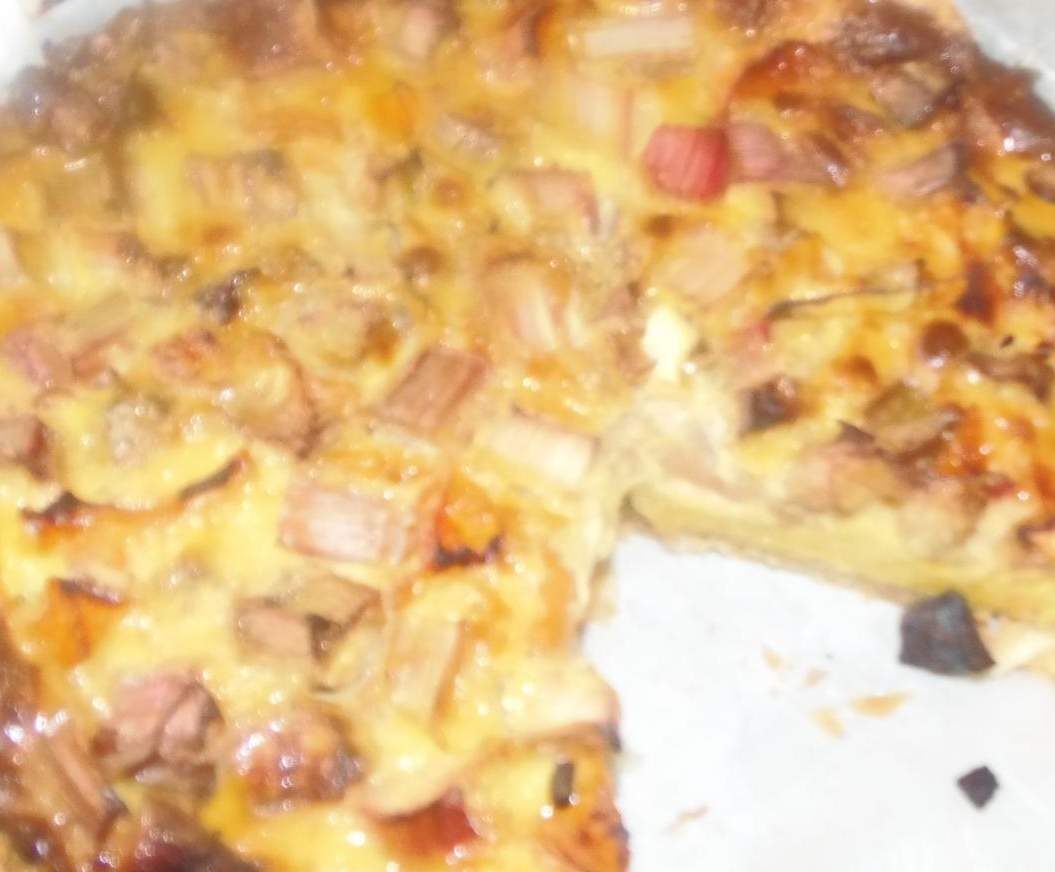 tarte à la rhubarbe