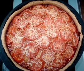 Tarte à la tomate rapide