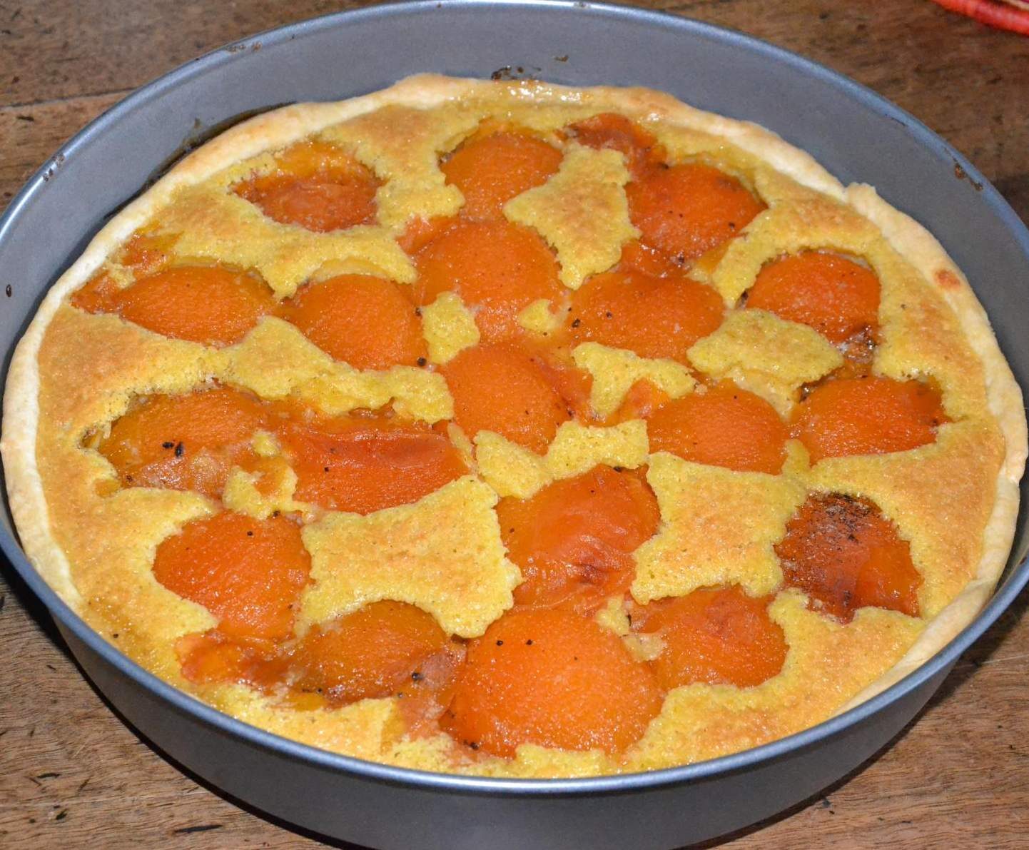 Tarte amandine aux abricots