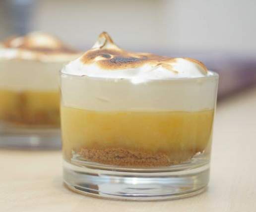 Tarte au citron déstructurée