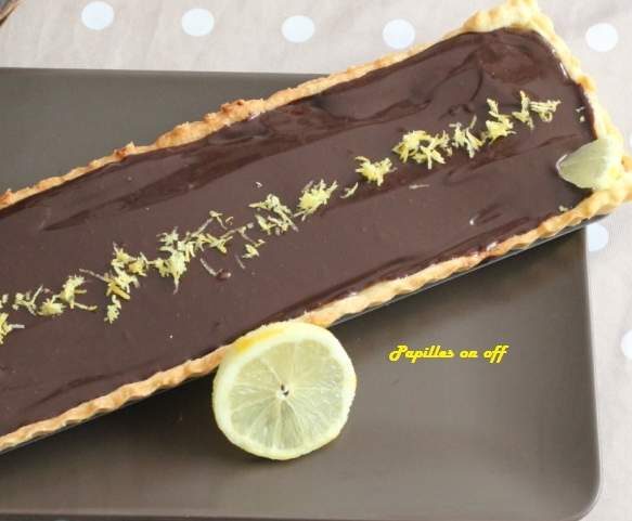 Tarte au citron et au chocolat