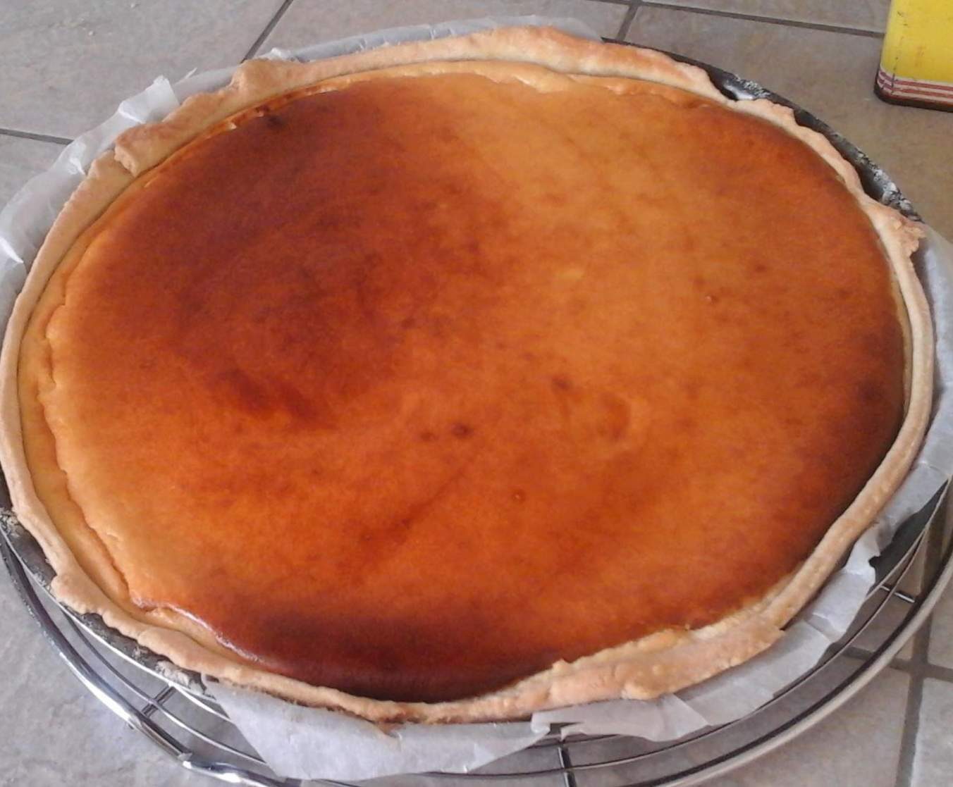 Tarte au fromage blanc légère