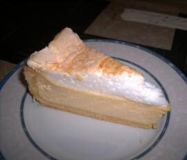 Tarte au fromage blanc meringuée