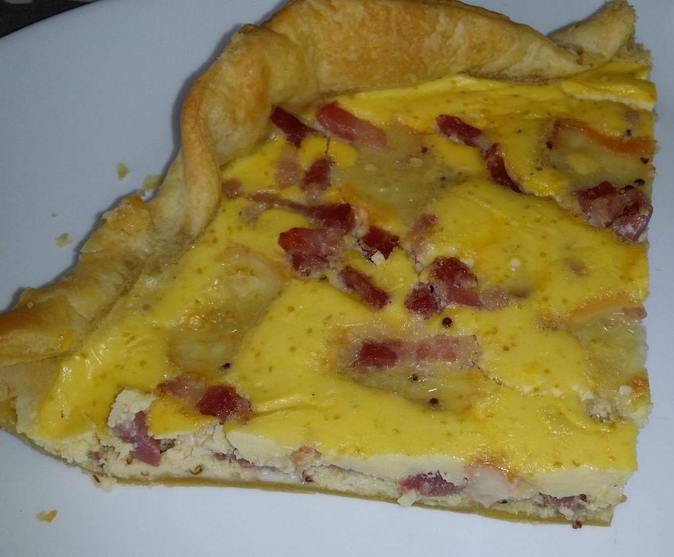 Tarte au Maroilles rapide