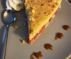 Tarte aux cerises façon crumble