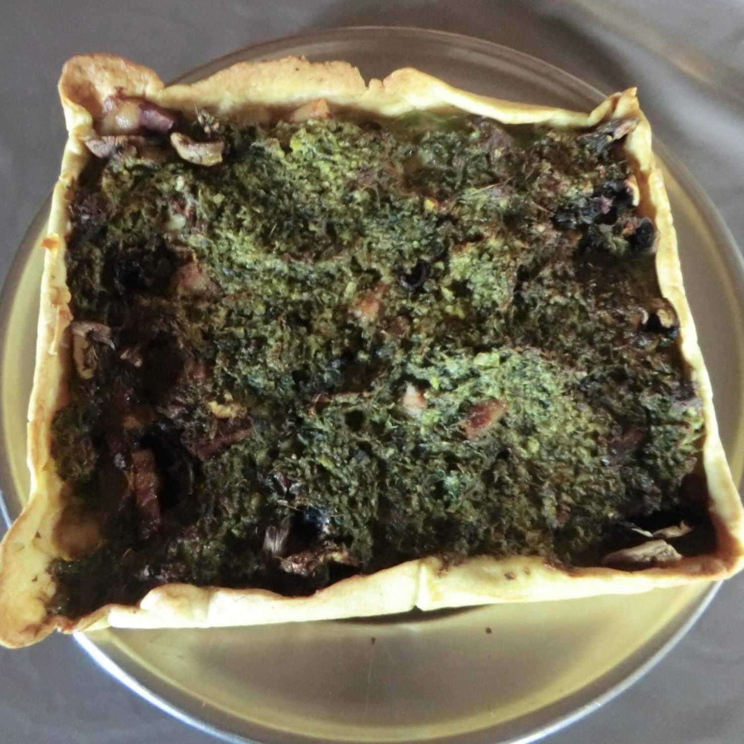 Tarte aux Champignons et aux Bettes