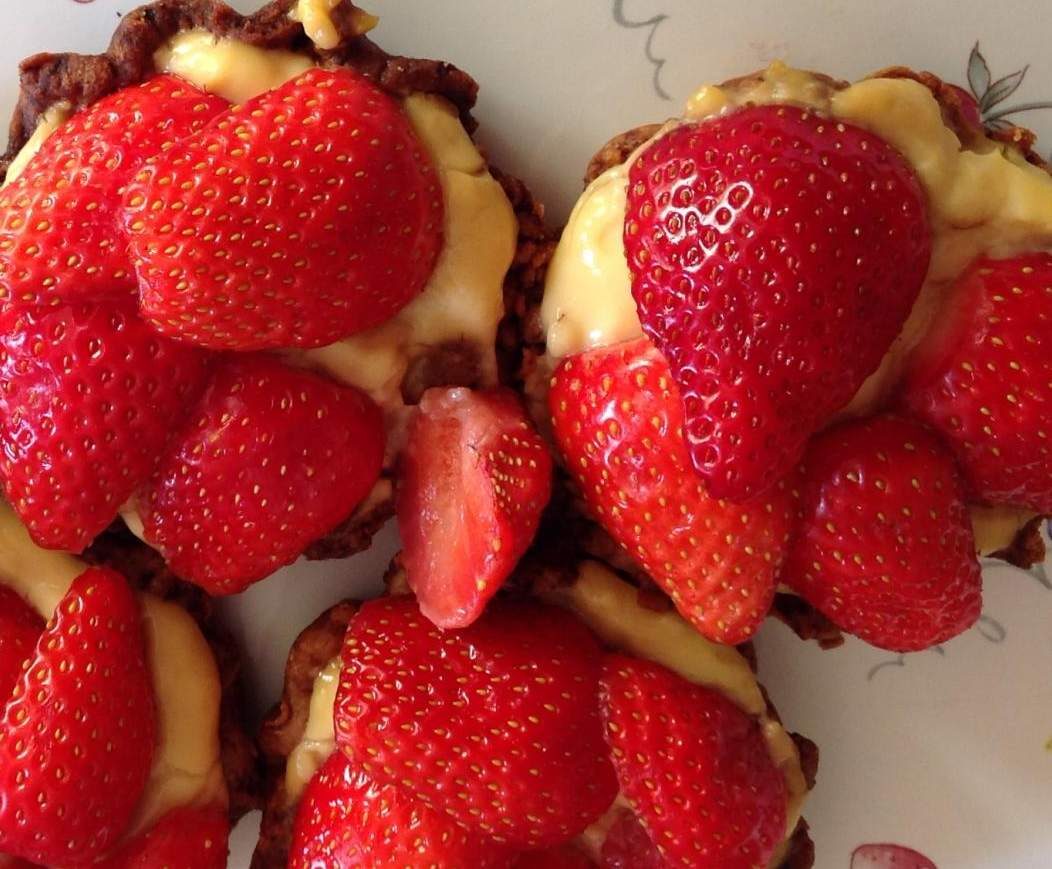 Tarte aux fraises, crème Chiboust