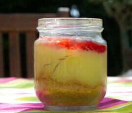 tarte aux fraises en verrine