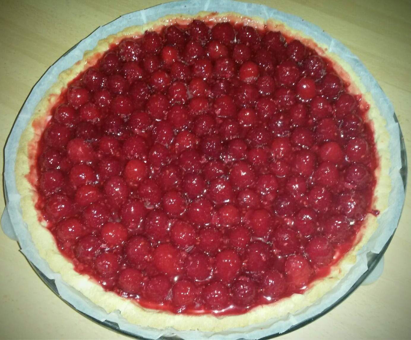 Tarte aux framboises