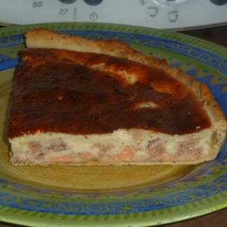 Tarte aux fromages Italiens et mélange saumon-thon