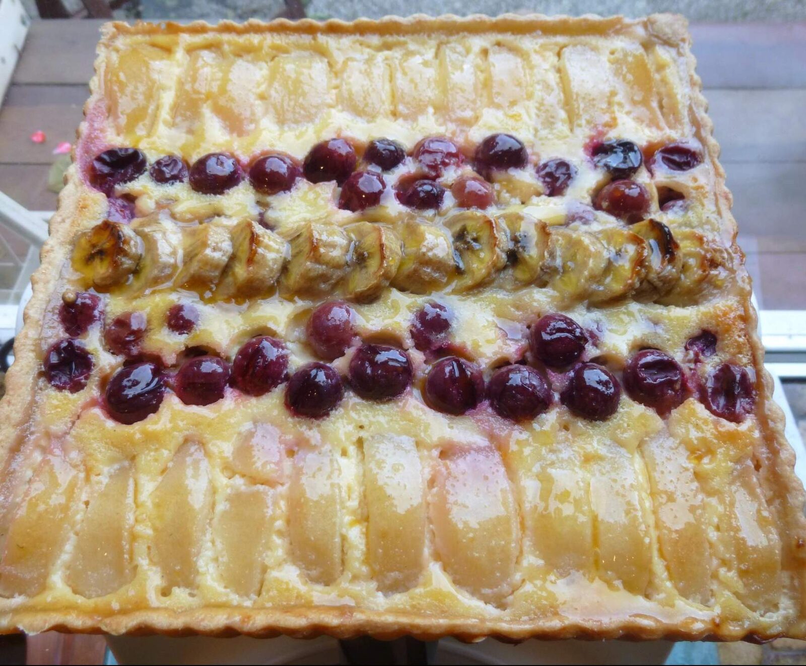 TARTE AUX FRUITS D'AUTOMNE