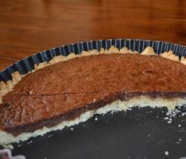 TARTE AUX MARRONS CACAOTEE