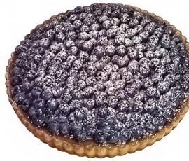 Tarte aux myrtilles