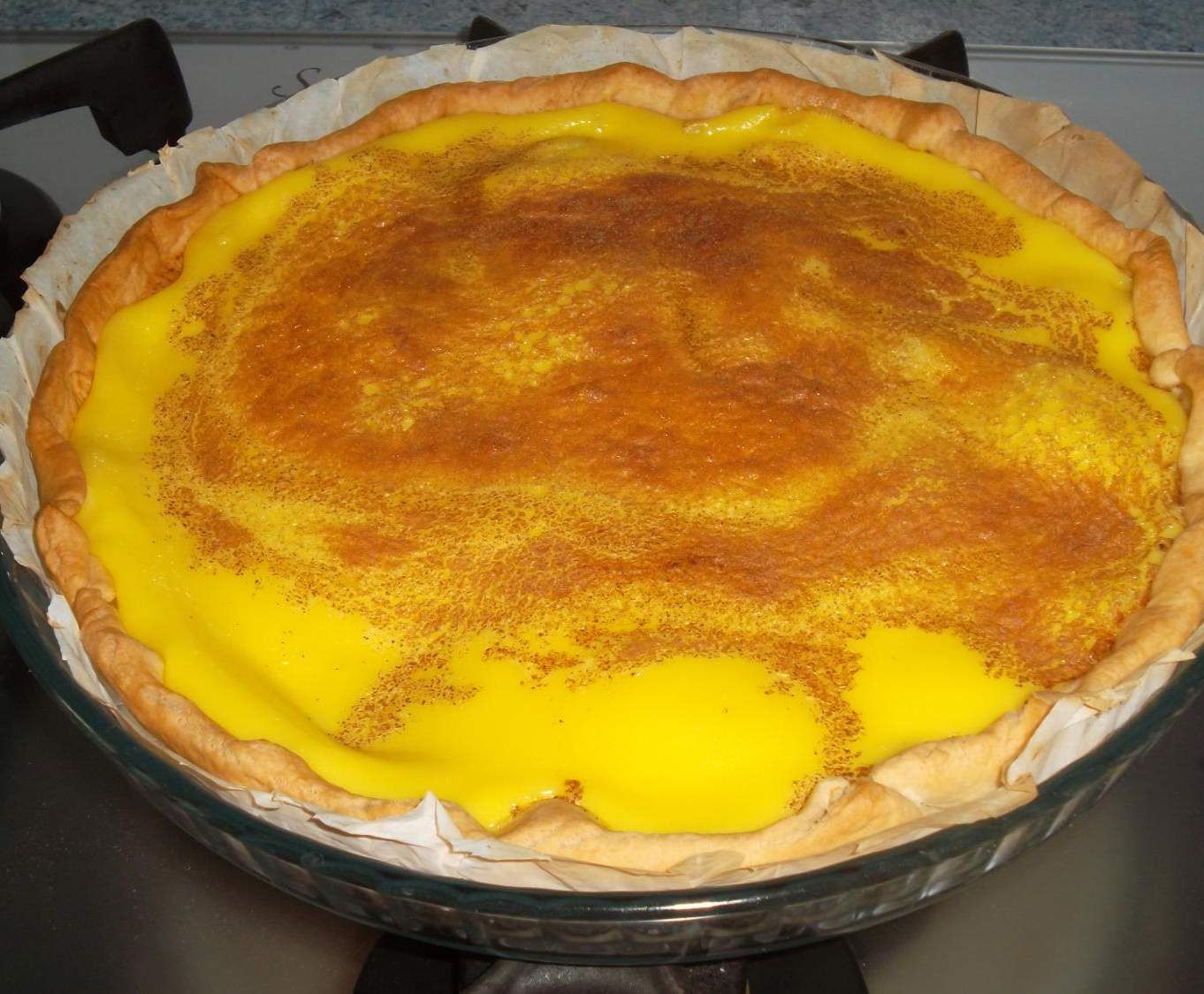 Tarte aux oeufs de ma grand-mère