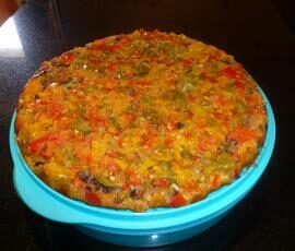 Tarte aux poivrons façon tatin