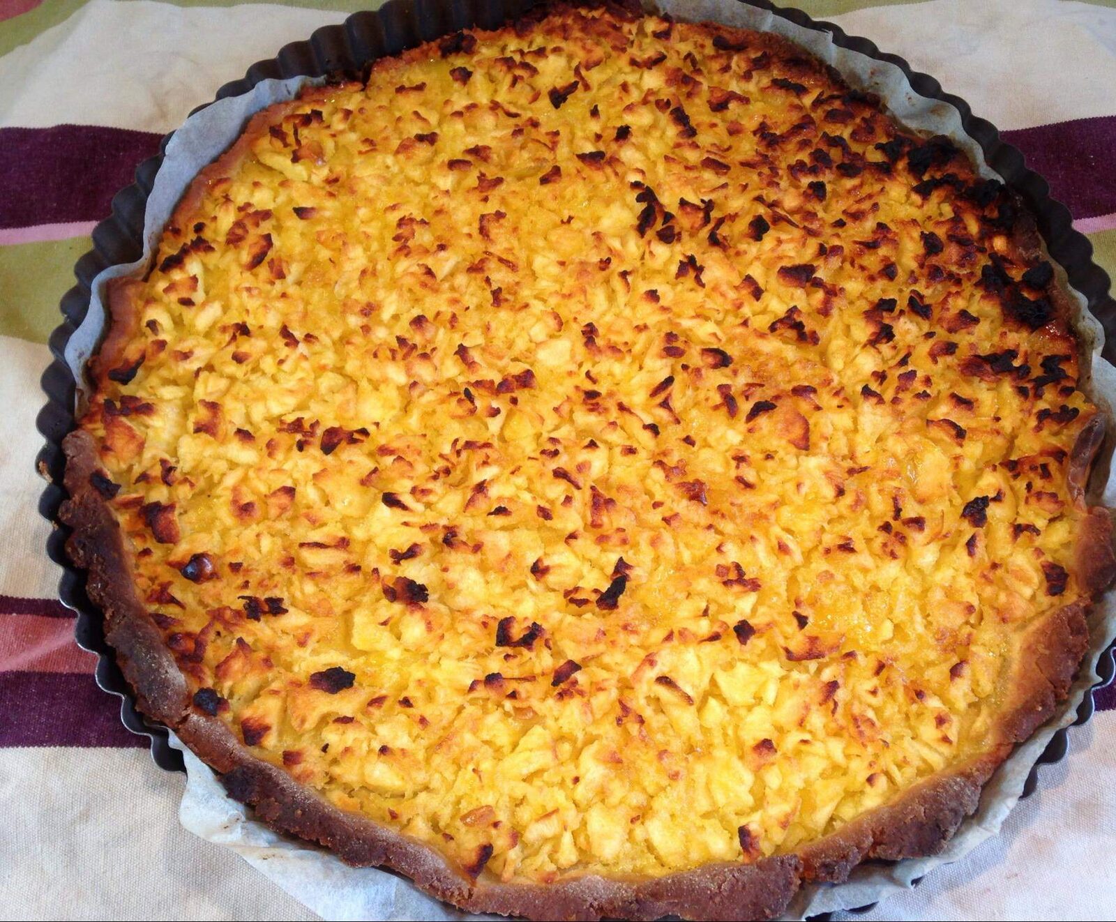 Tarte aux pommes citron sans gluten