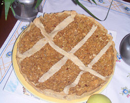 Tarte aux pommes râpées