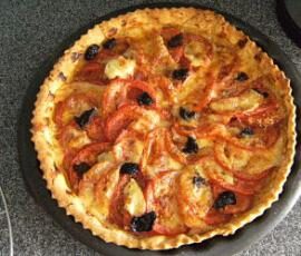 tarte aux tomates et mozzarella