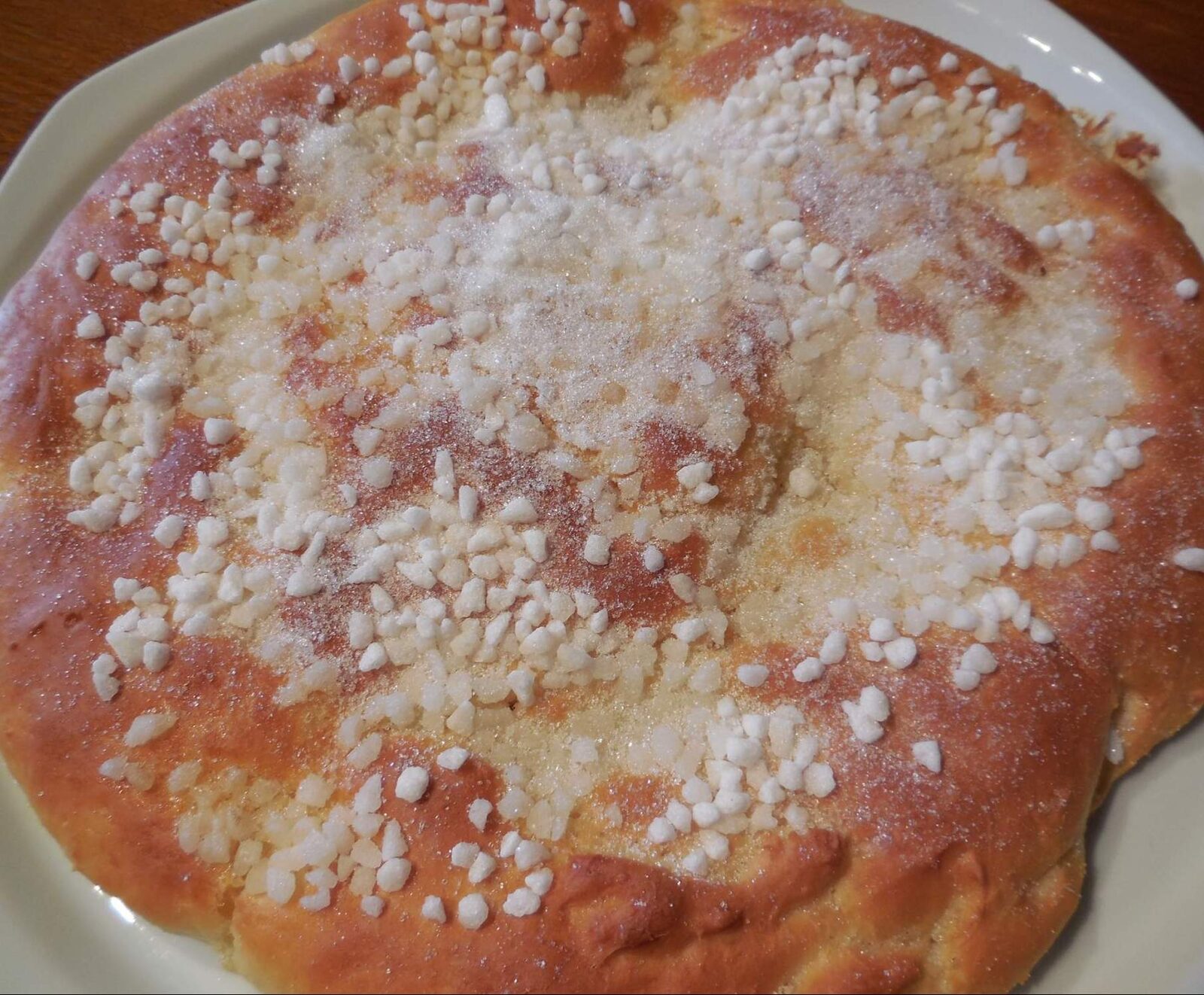 TARTE BRIOCHEE AU SUCRE