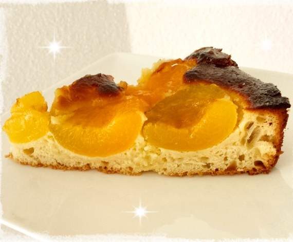 Tarte briochée aux abricots