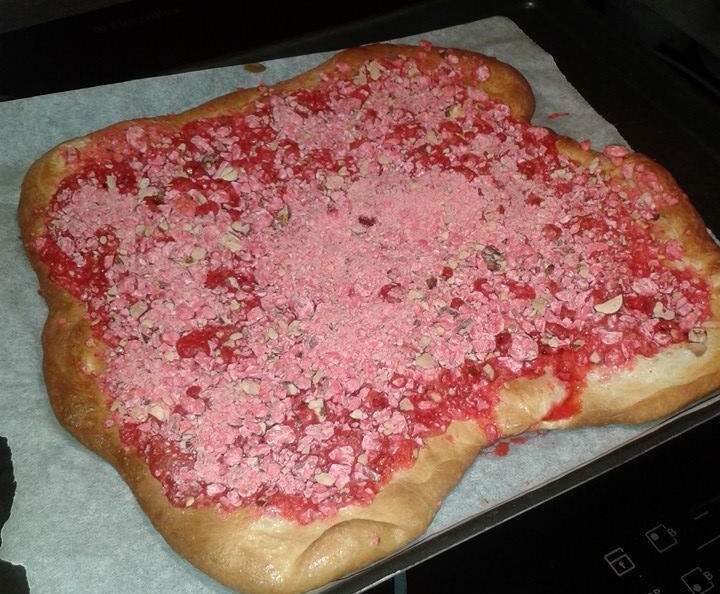 Tarte briochée aux pralines