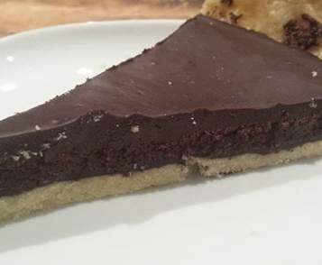 Tarte Chloe (chocolat noir et framboises)