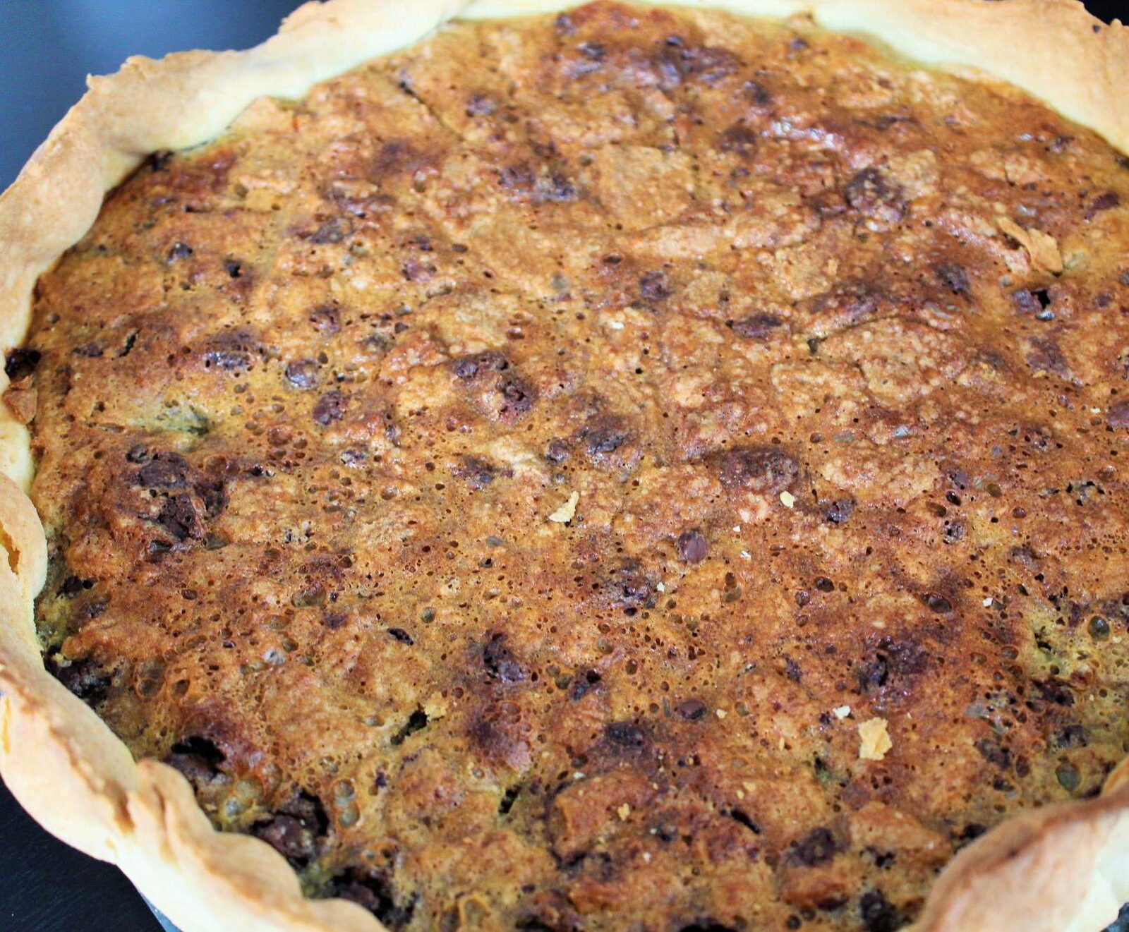 Tarte cookie nutella