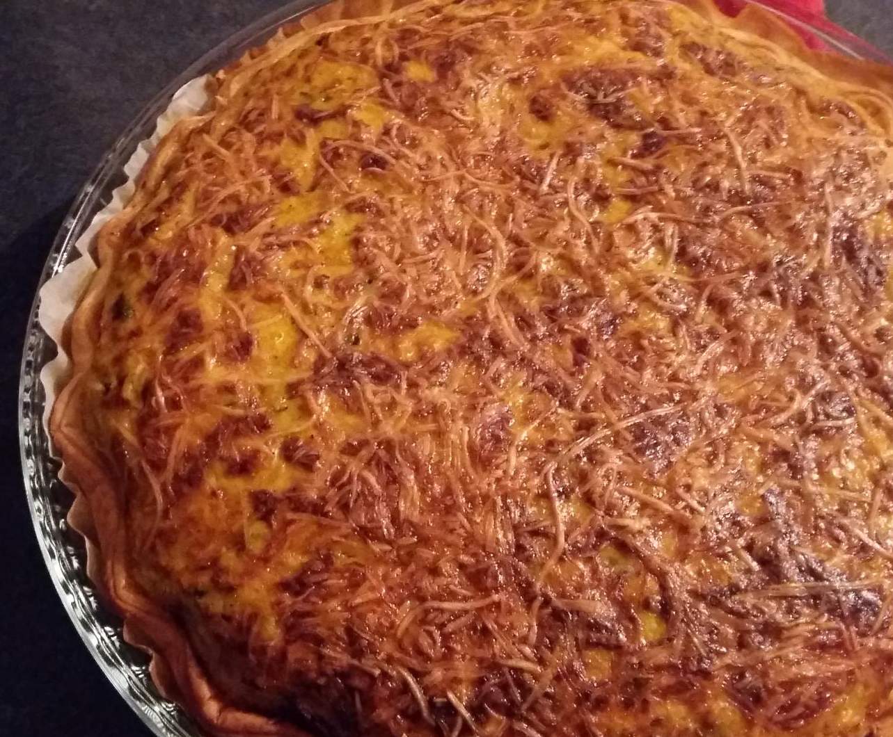 TARTE COURGETTE-CAROTTES