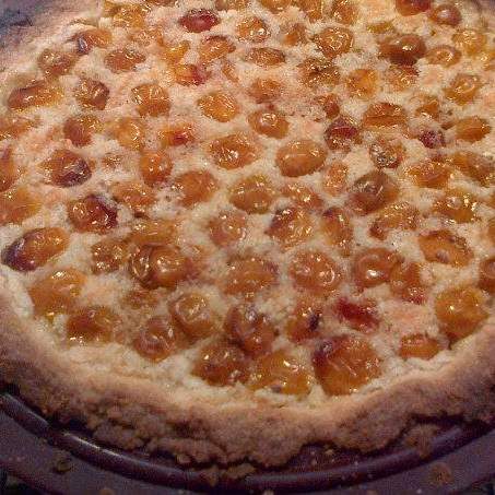 Tarte de mirabelles crème amandine