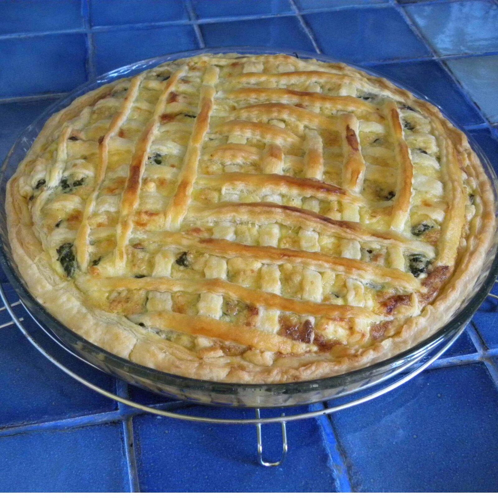 TARTE FETA, EPINARDS ET RESTES DE FROMAGE