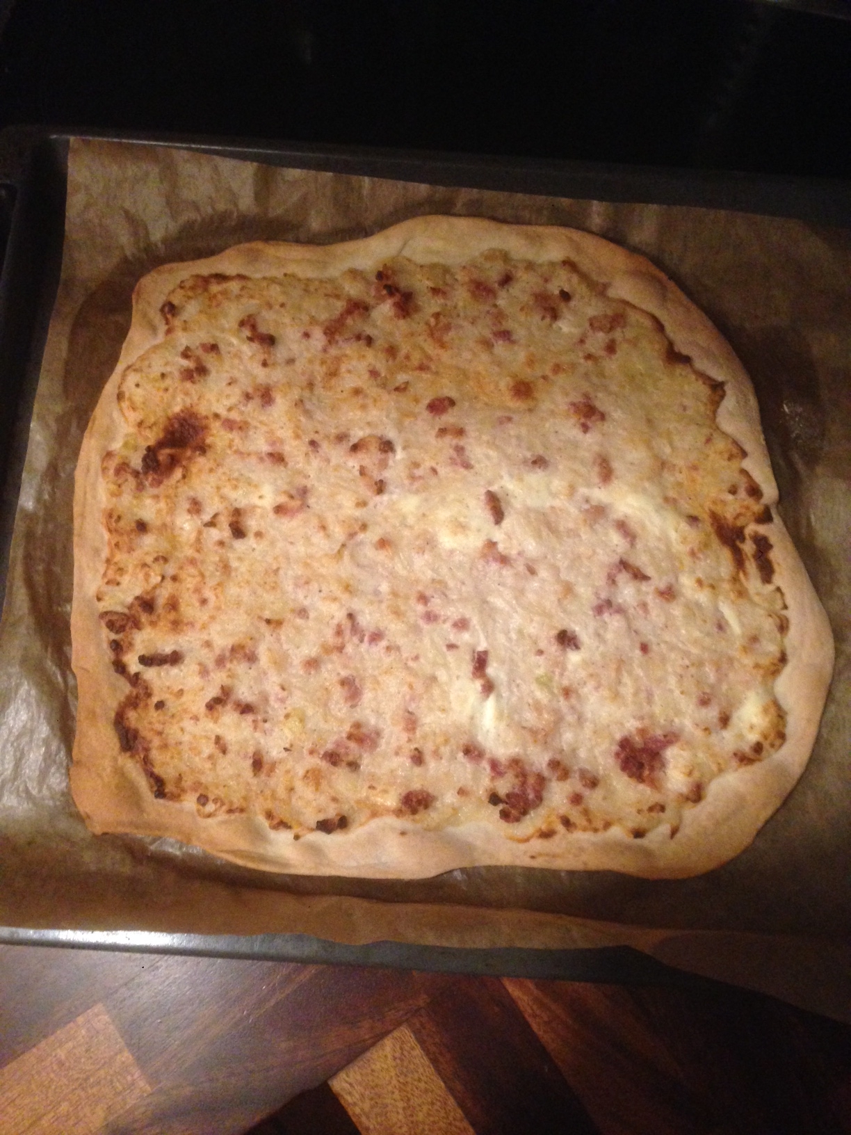 Tarte flambée alsacienne ou flammeküeche
