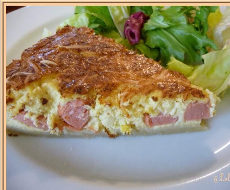 Tarte Knackis à la moutarde