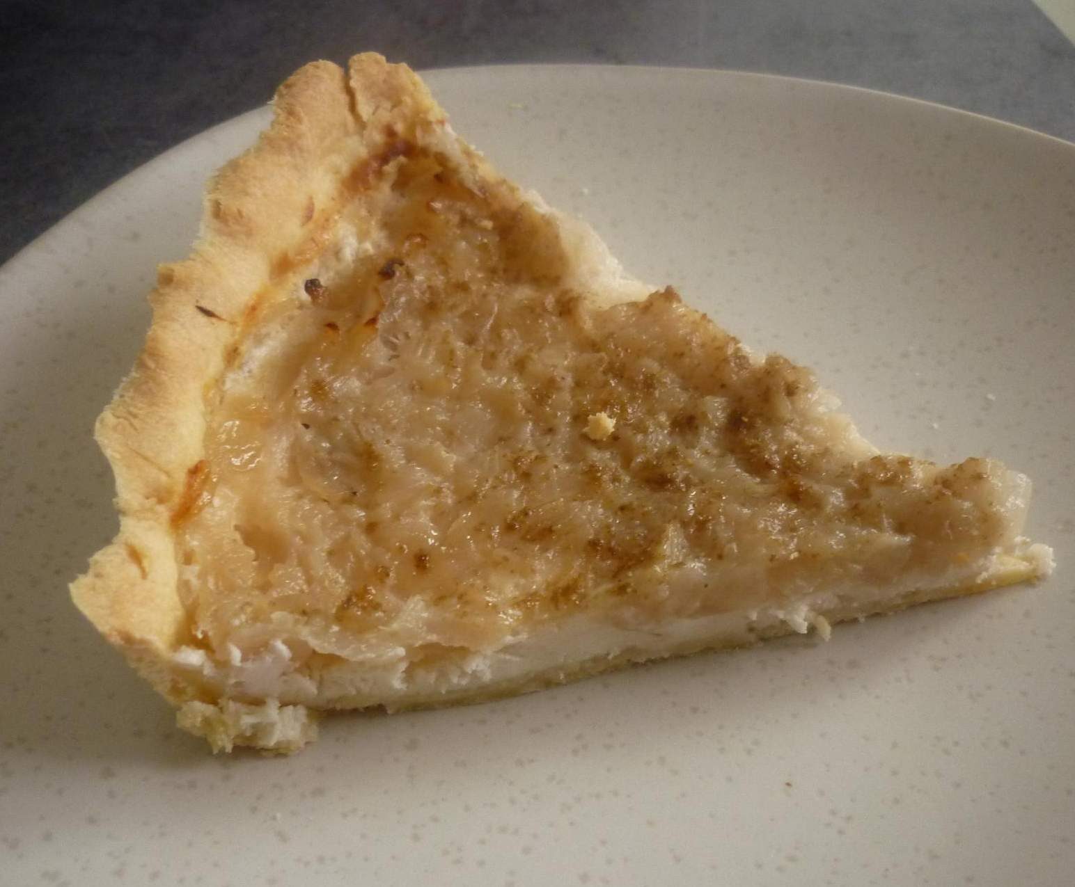 tarte oignons roscoff- chèvre frais