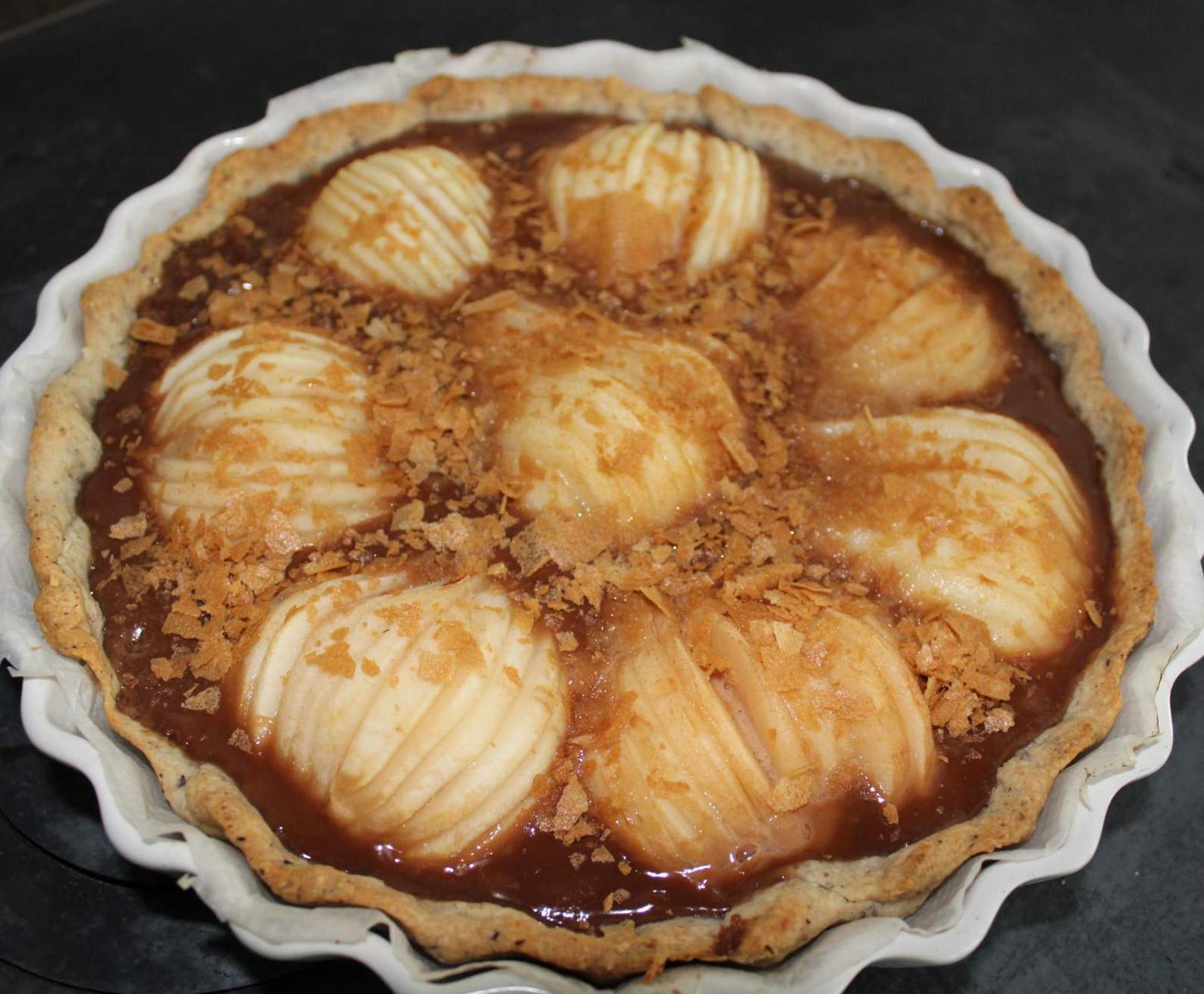 TARTE POIRE CHOCOLAT