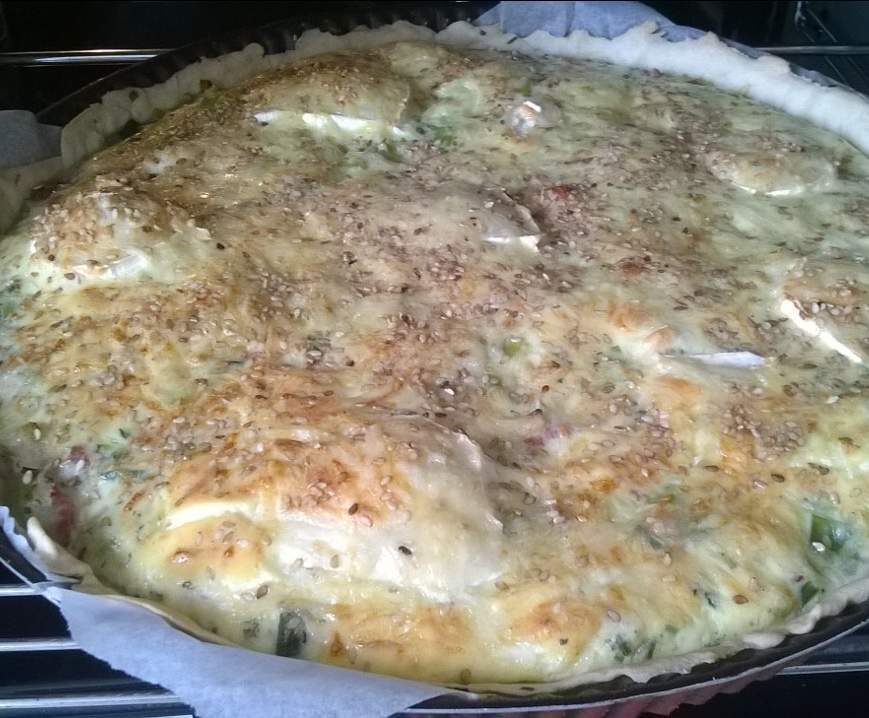 tarte poireaux bacon chevre