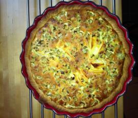 Tarte Rhubarbe et pomme