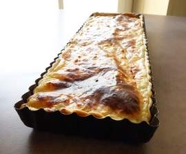 Tarte soufflée aux topinambours
