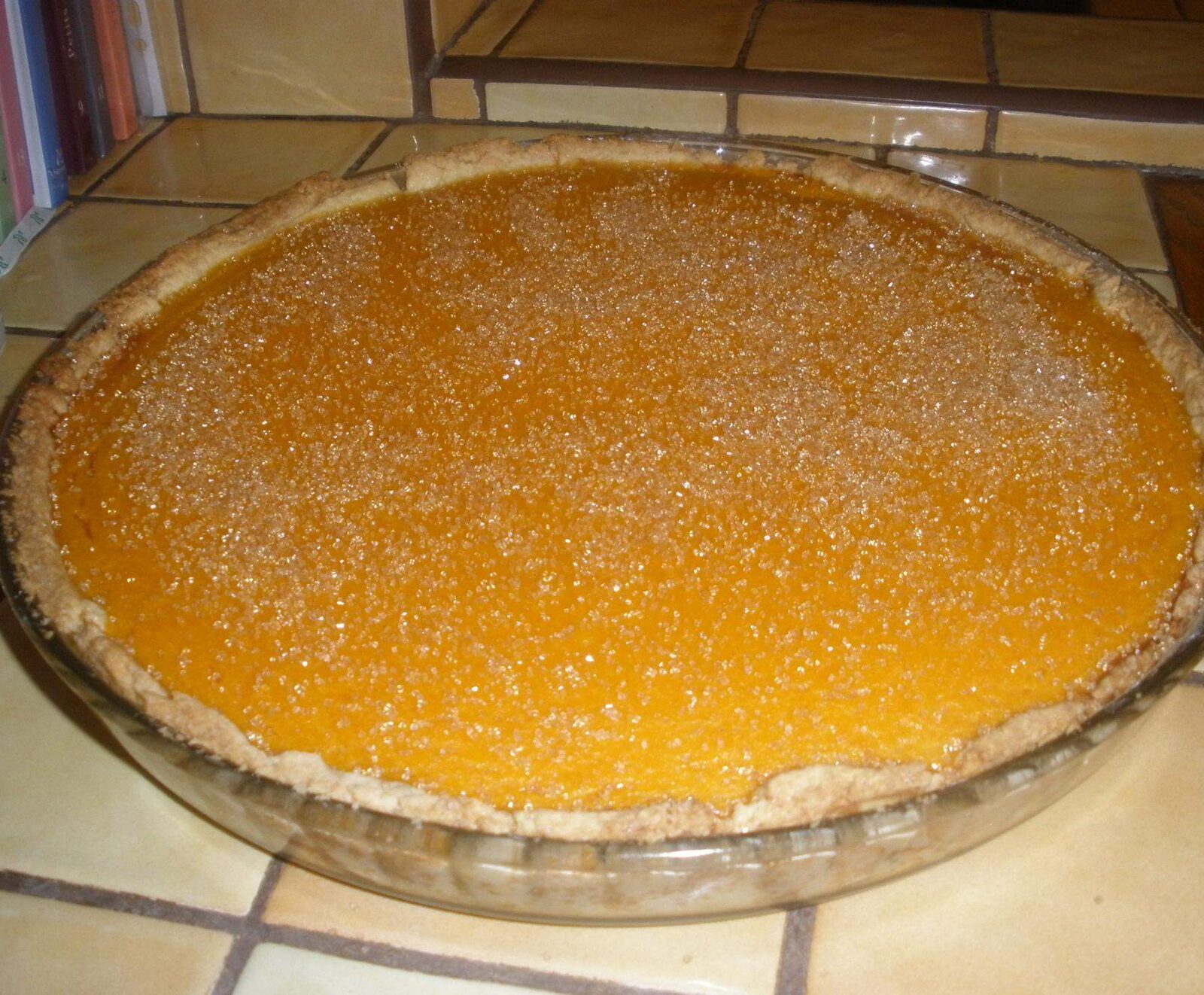 tarte sucrée au potimarron