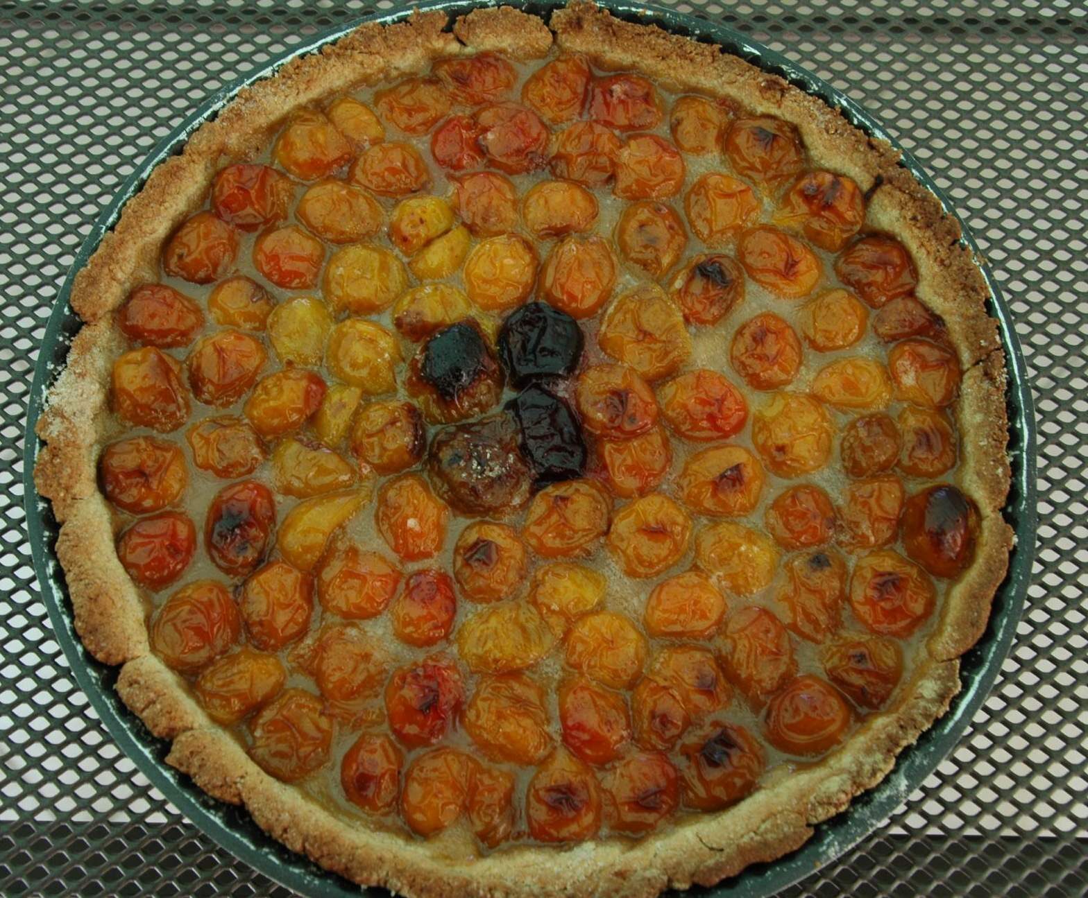 Tarte sucrée/salée aux mirabelles