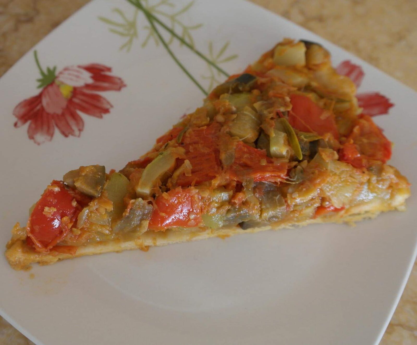 Tarte tatin à la ratatouille