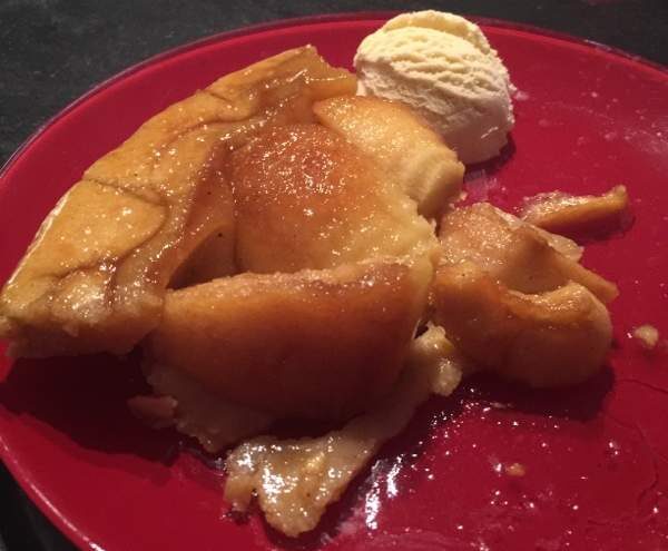 tarte tatin caramélisée au four