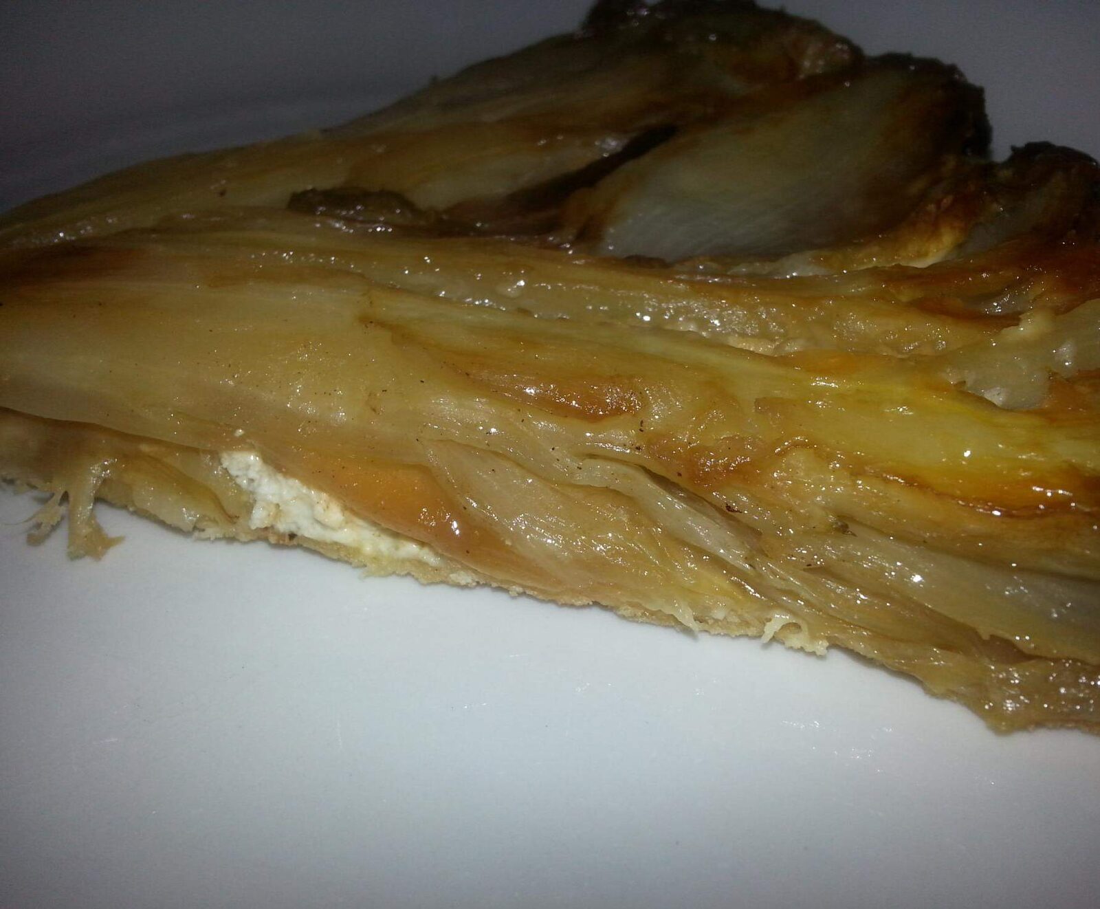 Tarte tatin endives / chavignol