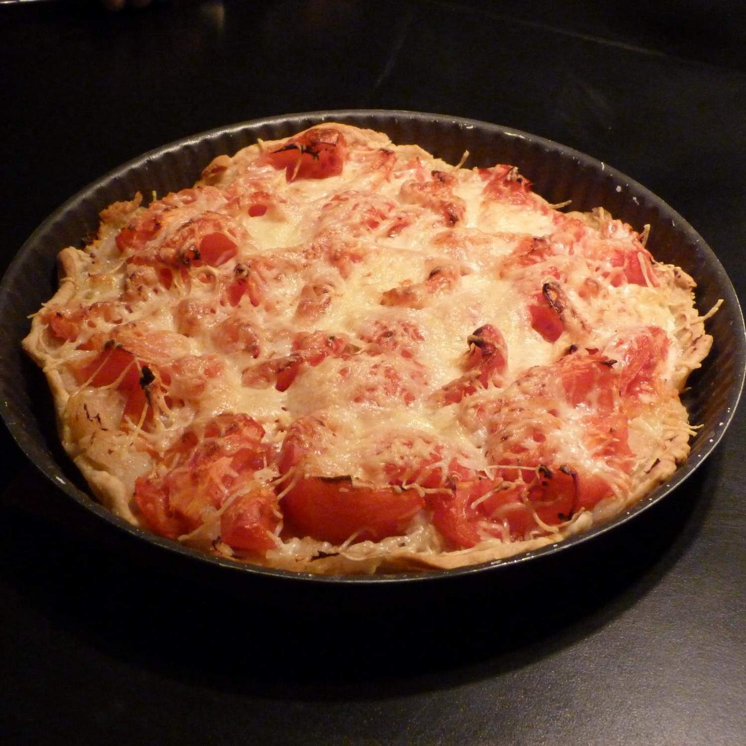 Tarte tomates et oignons