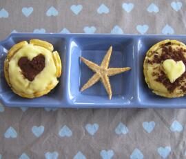 tartelette à la crème de lemon curd et chocolat noir