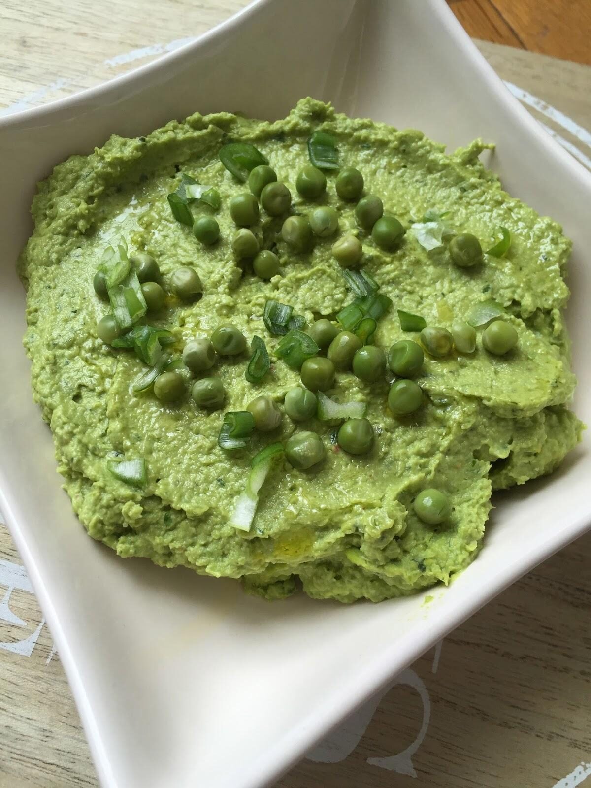 Tartinade aux petits pois