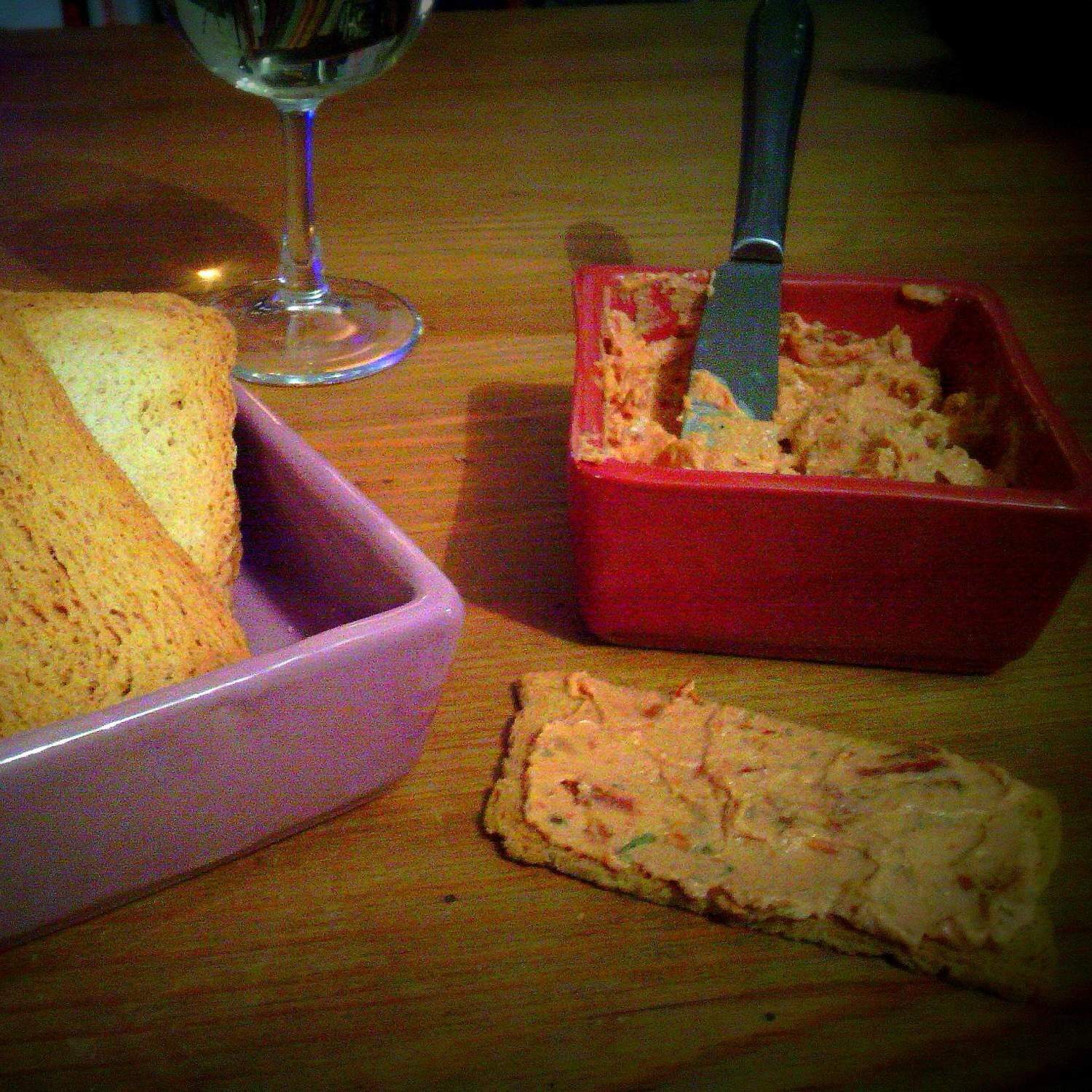 tartinade tomates séchées-chèvre